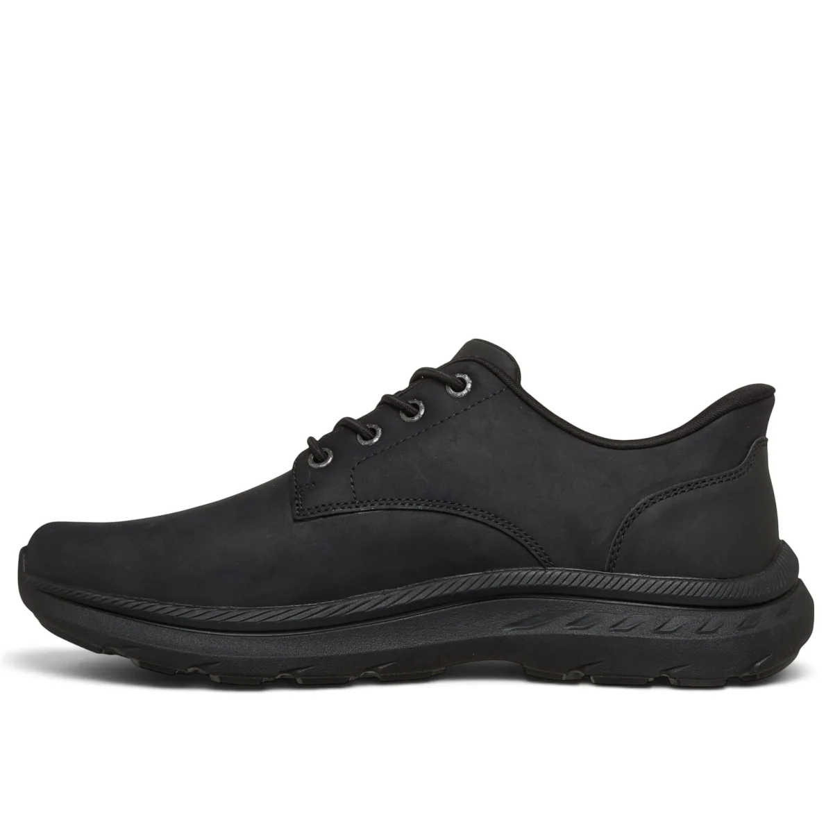 Skechers Pollard Colt Slip-ins nahkaiset kävelykengät musta - Image 4
