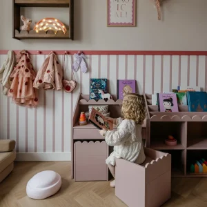 Book Nook, Montessori Pöytä ja Tuolit, Vintage Rose