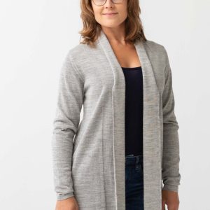 Juliaca neuletakki - vaaleanharmaa
