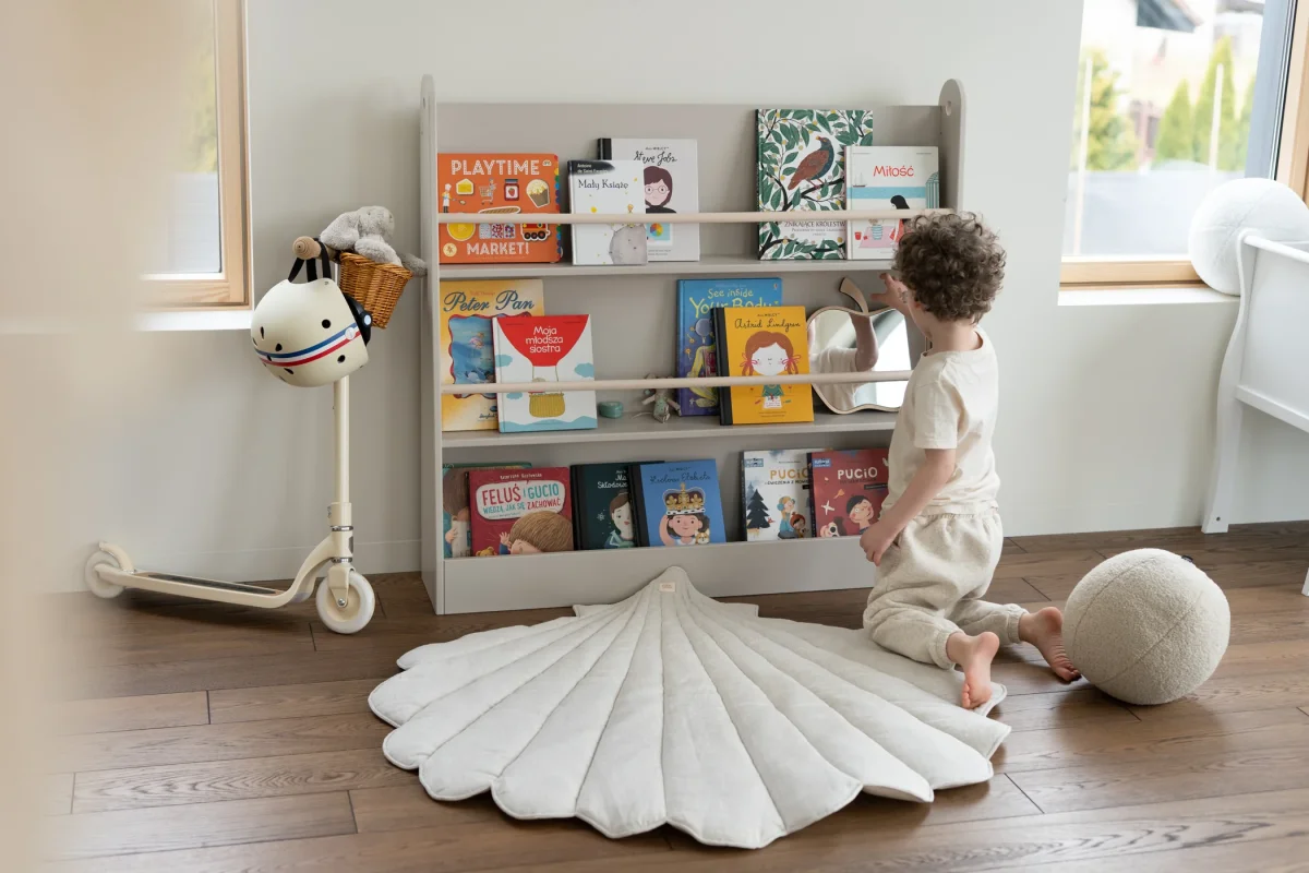 Wood Luck Design, Montessori Kirjahylly Bookworm, eri värejä - Image 6
