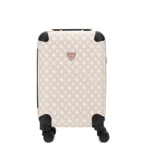 Guess Wilder beige logokuvioitu lentolaukku 53 cm