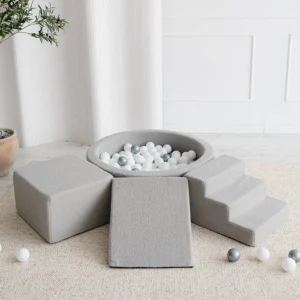 Leikkimoduuli + Pallomeri, Boucle Grey