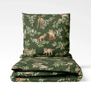Pussilakanasetti 100x135, Forest Green
