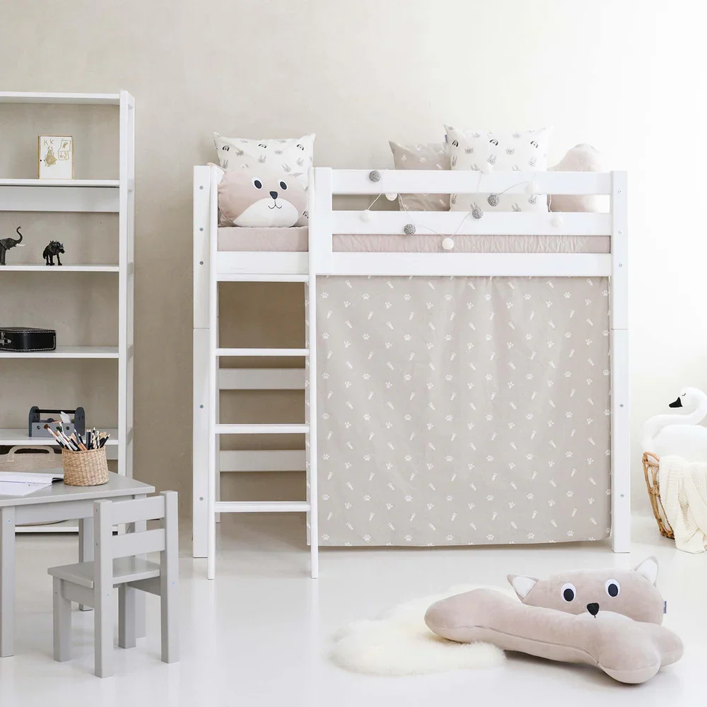 Hoppekids, ECO Luxury, Loft Sänky 70x160 cm, White - Image 5