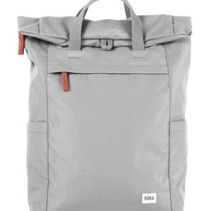 Roka London reppu Sustainable L-koko vaaleanharmaa