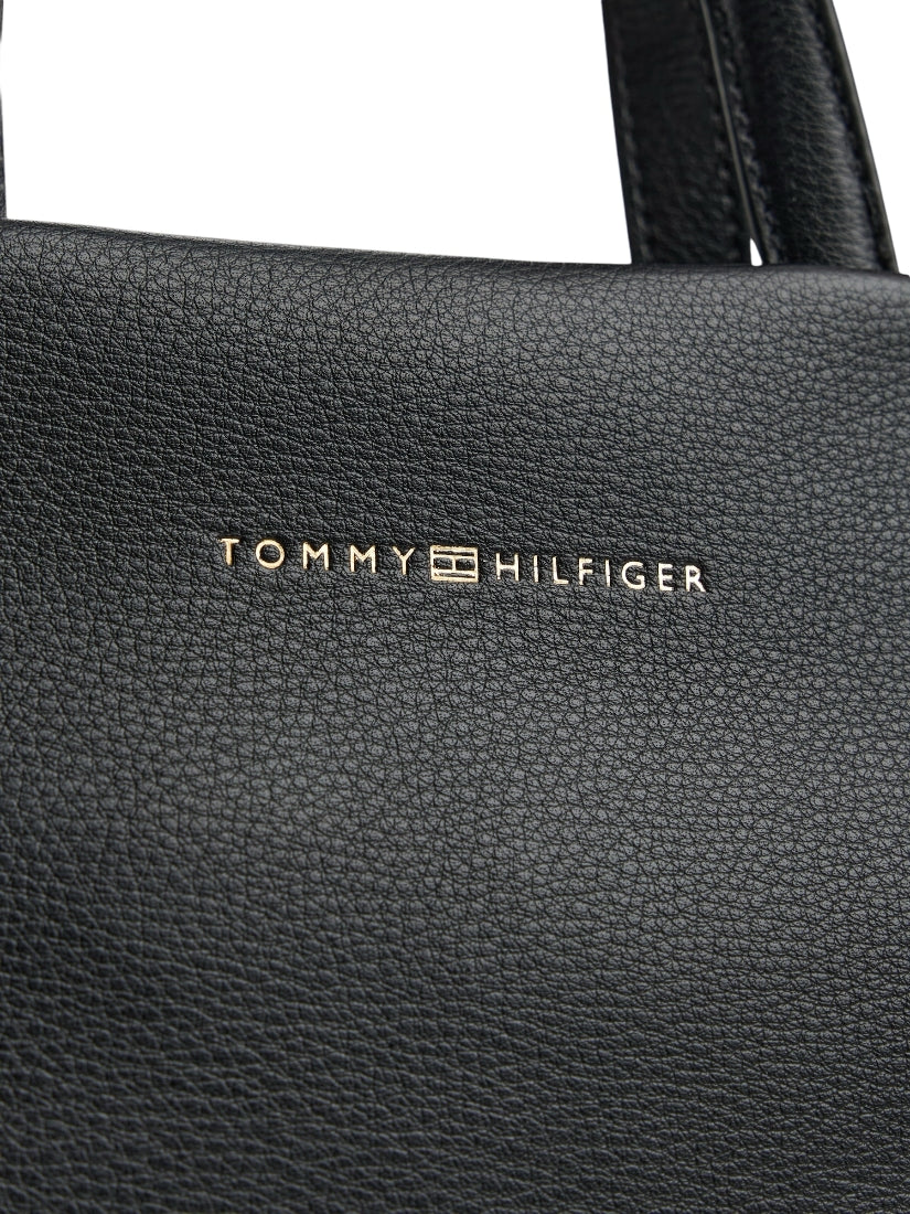 Tommy Hilfiger Logotape Mini Tote pieni käsilaukku musta - Image 6