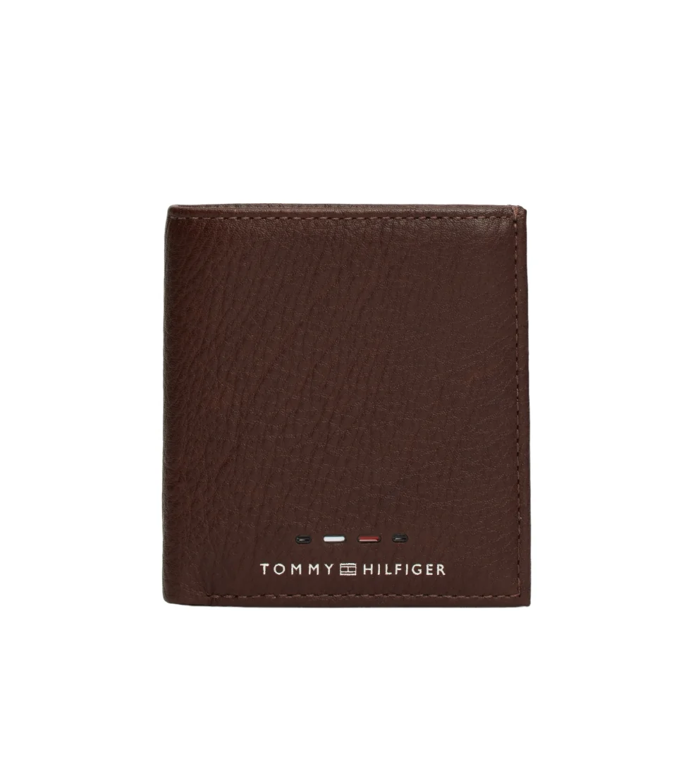 Tommy Hilfiger tilava CC Premium nahkalompakko ruskea
