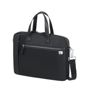 Samsonite pienempi musta 15.6” läppärilaukku Ecowave