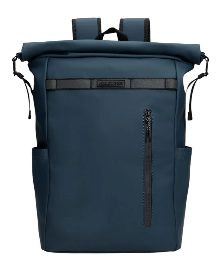 Tommy Hilfiger Monotype Rolltop sininen reppu - Image 3