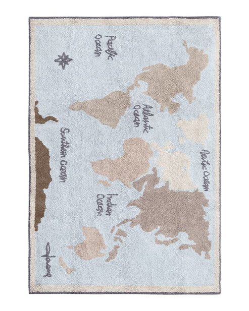 Back to School, Pestävä Matto, Vintage Map